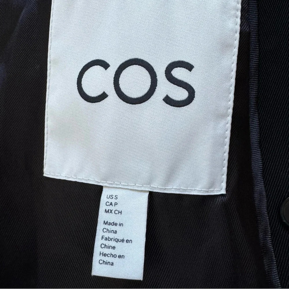 COS Oversized Draped Double Breasted Blazer - Picture 11 of 11